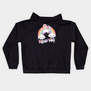 Kawaii Unicorn Witch Kids Hoodie